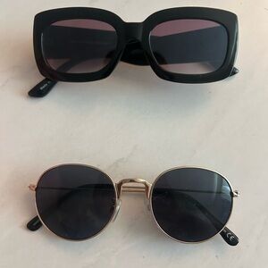 Zara Black and Gold Sunglasses Bundle